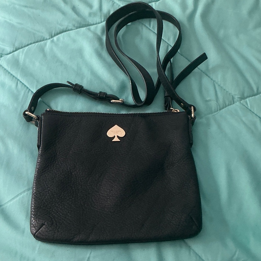 Kate Spade Black Leather Crossbody Bag